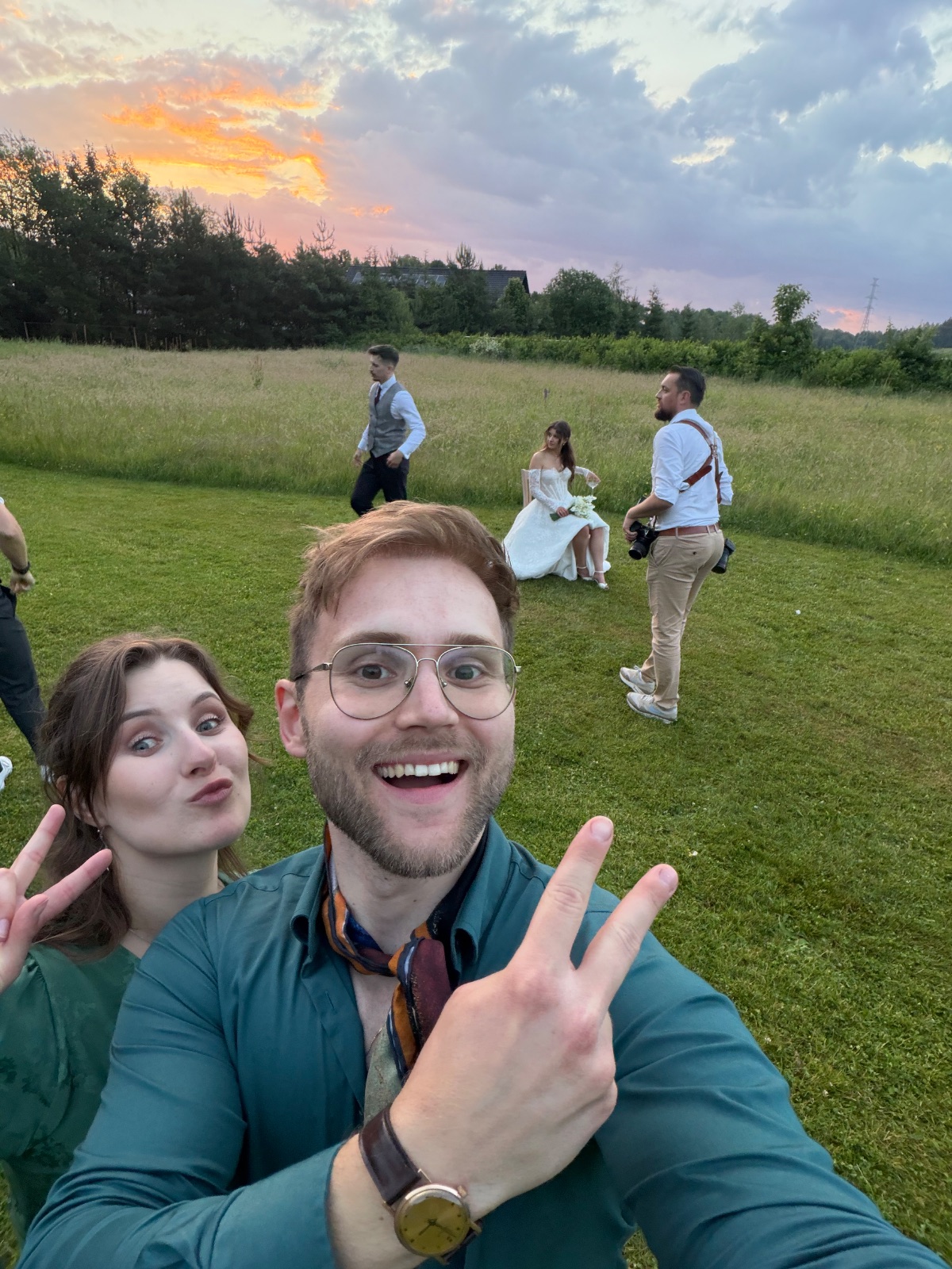 Selfie z Parą Młodą